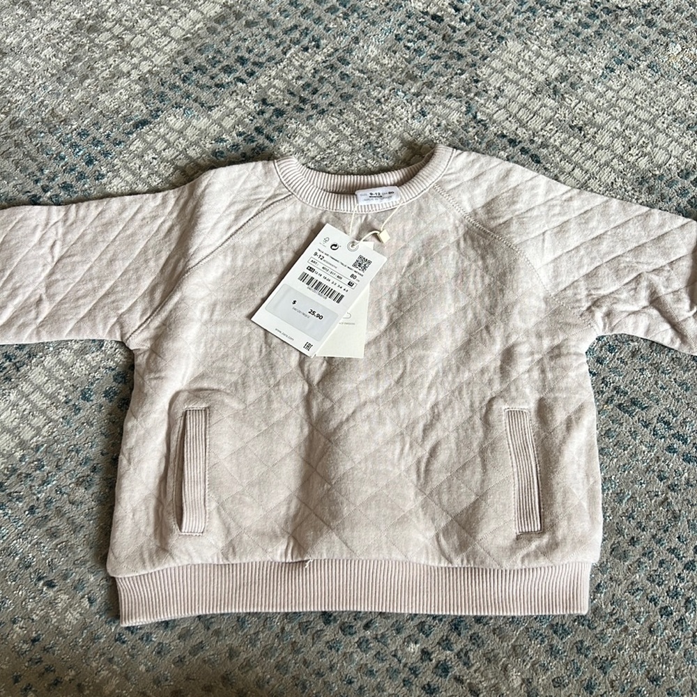 Zara Sweater 9-12 Months NWT